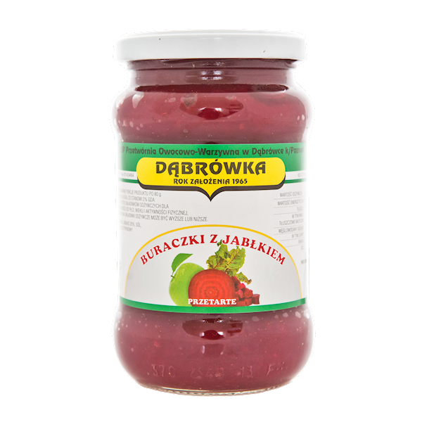 Buraczki przetarte z jabłkiem 320 g