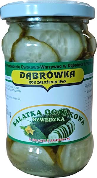 Sałatka ogórkowa szwedzka 350 g