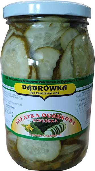 Sałatka ogórkowa szwedzka  900 g