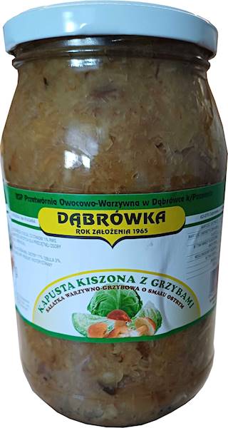 Kapusta z grzybami 900 g..