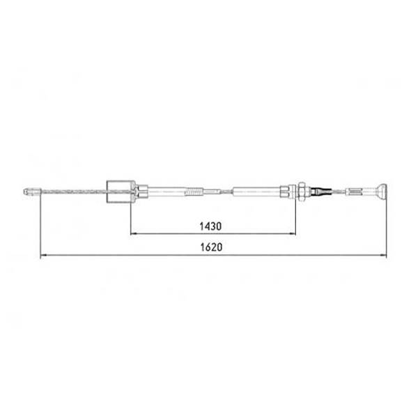 Linka hamulcowa 1430/1620 nowy typ