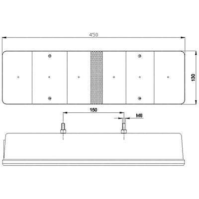 FT042P Lampa tylna prawa z przewodem