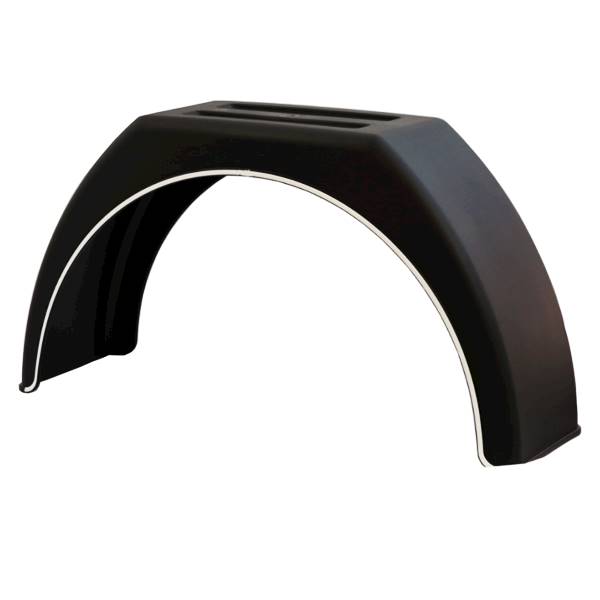 Błotnik z płaskim dnem 280x900x1450 z białym paskiem