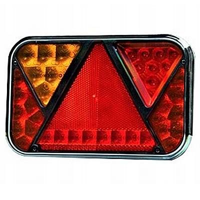 FT-270 L NT LED PM BAJONET 5 PIN Lampa tylna uniwersalna lewa z trójkątem odblaskowym LED 12V