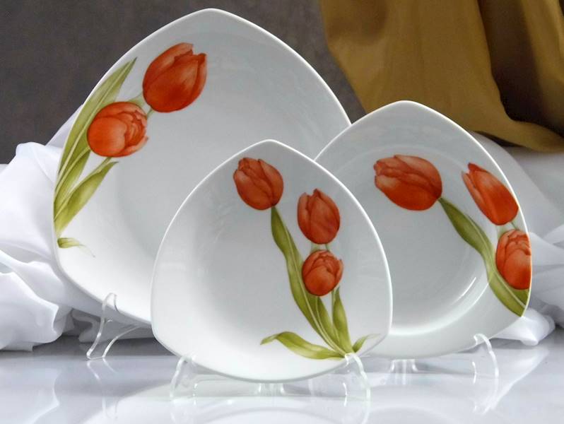 serwis obiadowy 12/44 Tulipan KOLIBER