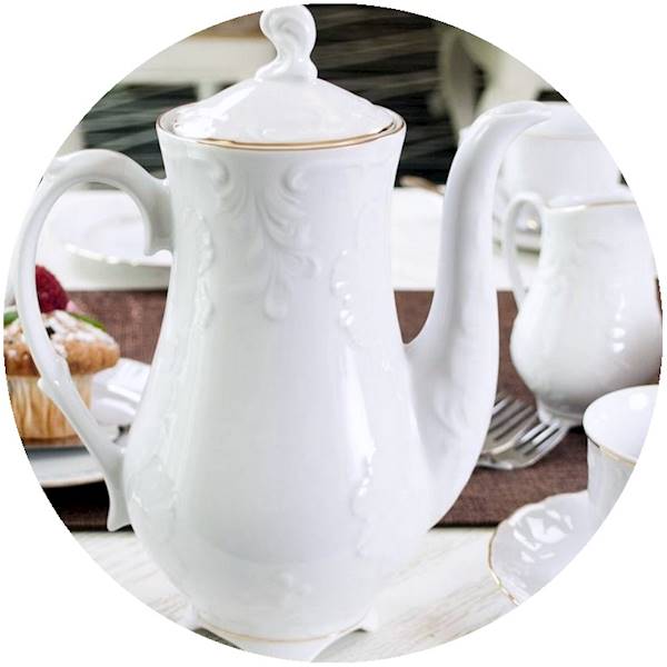 serwis do kawy 6/21 3604 Linia Złota ROCOCO fil.25