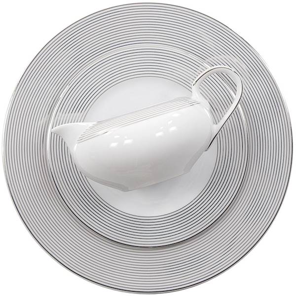 serwis obiadowy 12/44 E520 Linea Platyn. YVONNE BW
