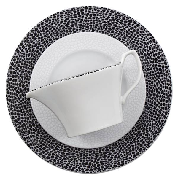 serwis obiadowy 12/44 K244 Black & White VENUS BW