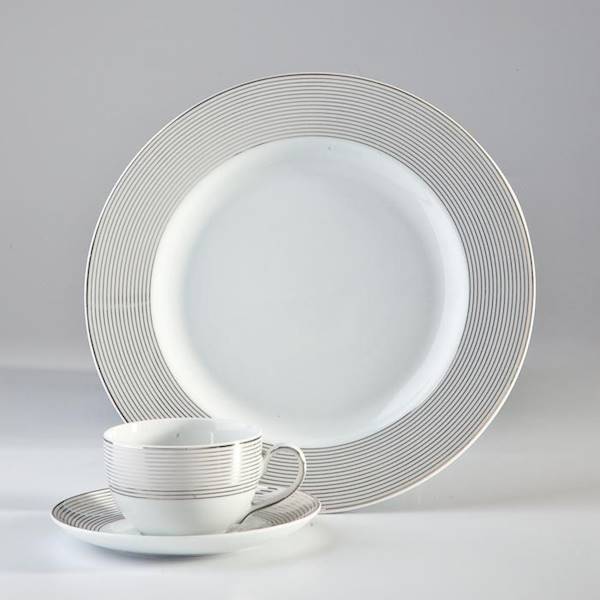 serwis obiadowy 12/45 E520 Linea Platynowa YVONNE