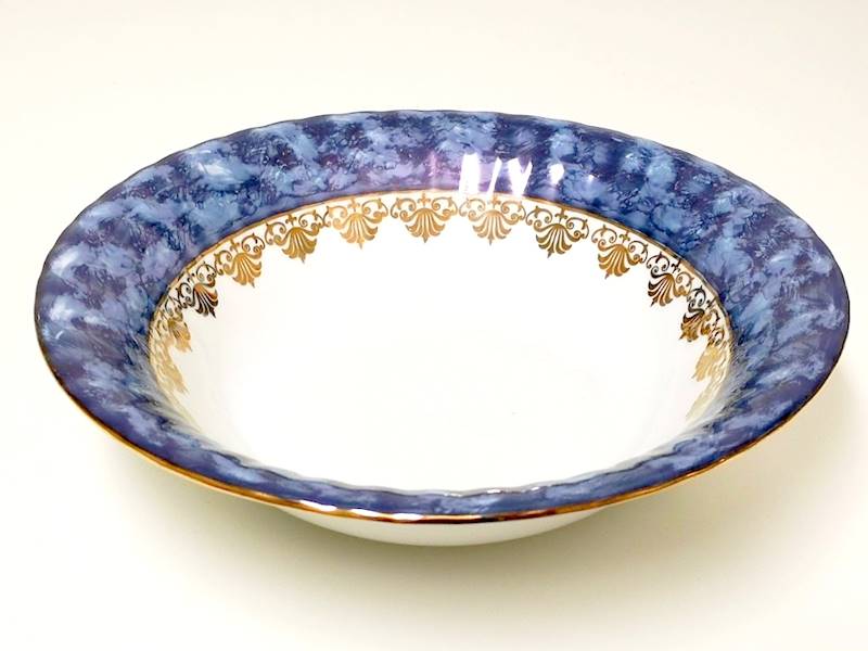 salaterka okrągła 23 Blue & Gold IWONA