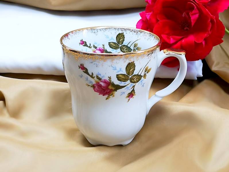 kubek 030 Róża Złota ROMANTICA