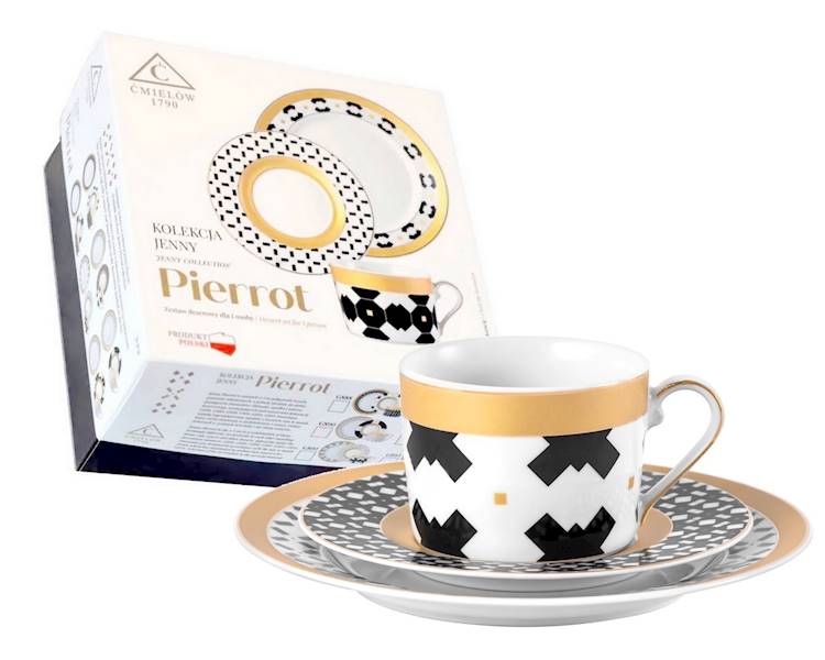 serwis do kawy 1/3 G889 Pierrot JENNY GIFT BOX