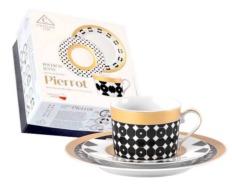 serwis do kawy 1/3 G888 Pierrot JENNY GIFT BOX