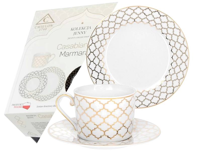 serwis do kawy 1/3 G527 Casablanca JENNY GIFT BOX