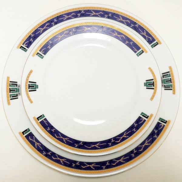 komplet talerzy 6/18 Blue Lady NINA pł.24