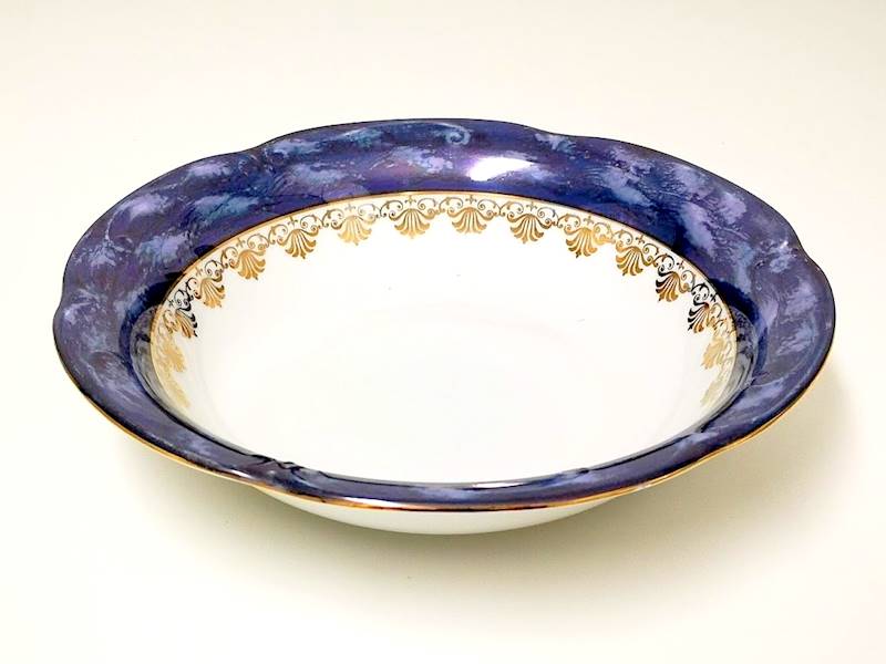 salaterka okrągła 23 Blue & Gold KAMELIA