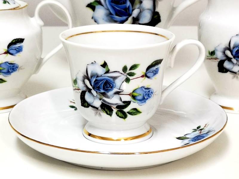 serwis do kawy 12/27 Blue Roses ASTRA
