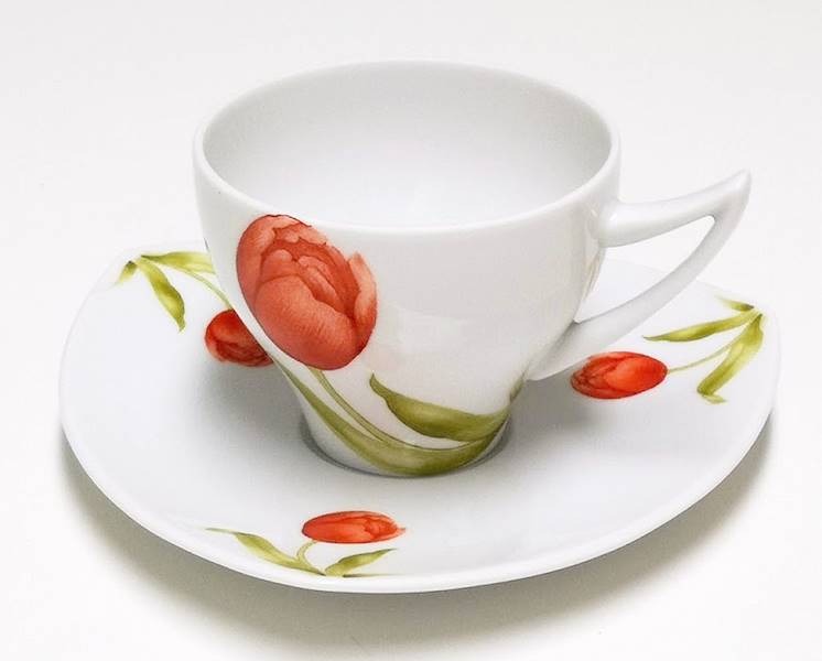 serwis do kawy 6/12 Tulipan KOLIBER