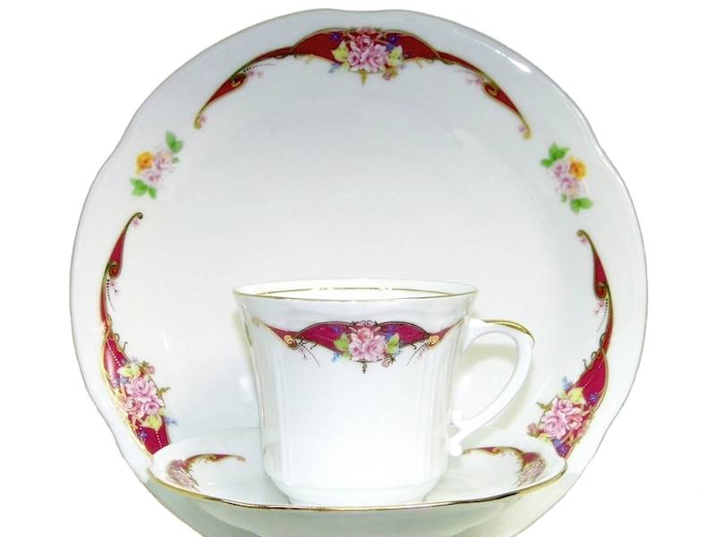 serwis do kawy 12/39 Rosenthal Purpur. KAMELIA