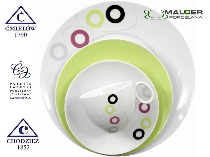 komplet talerzy 6/18 dek: E928 QUEBEC