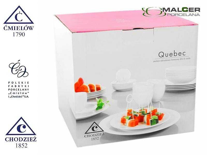 komplet talerzy 6/18 dek: E928 QUEBEC