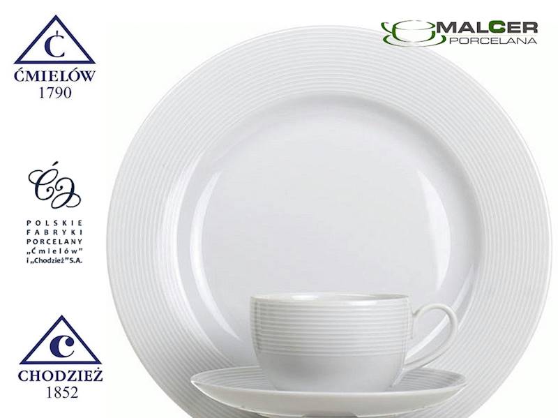 talerz płytki 27 dek: E755 Biała Linea YVETTE 