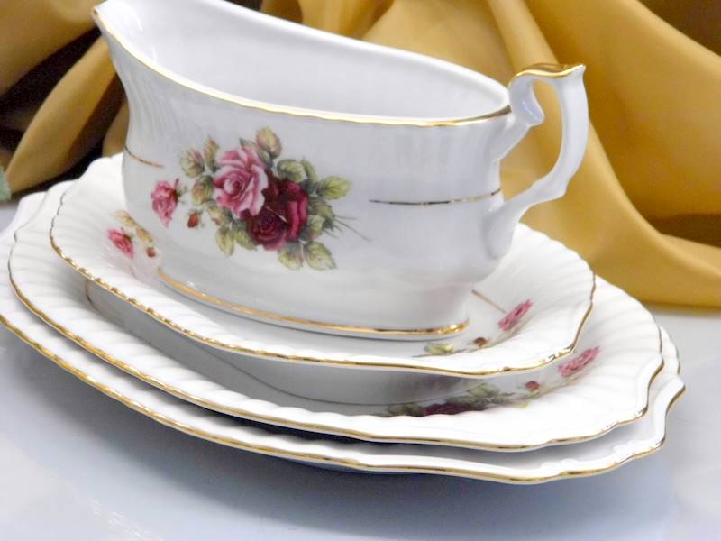 serwis obiadowy 6/27 Eden Rose & Gold IWONA