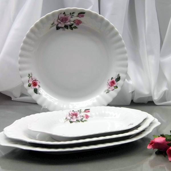 półmisek owalny 28 dek: 873 Red Roses IWONA
