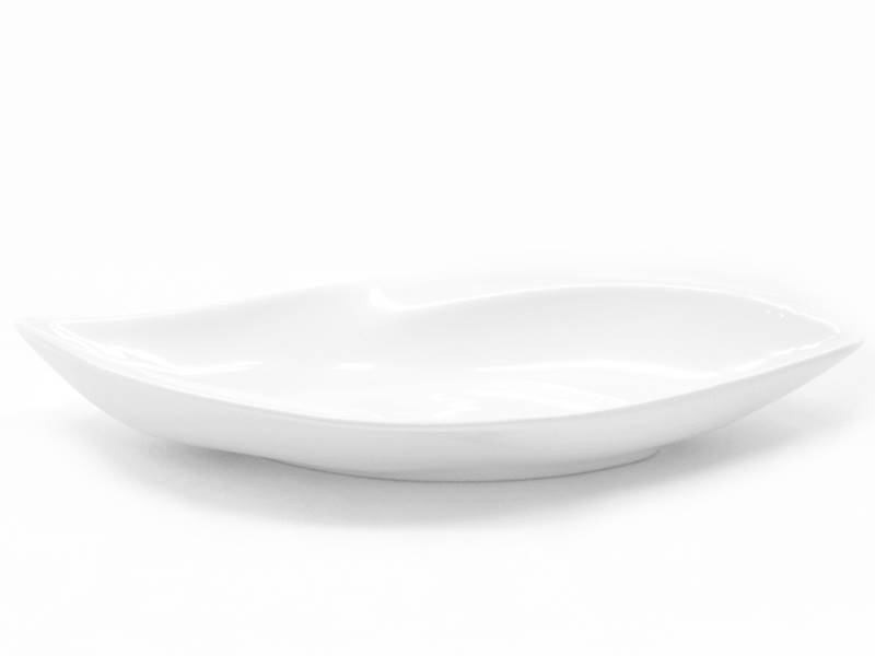 salaterka 35 ŁÓDKA Biała CERAMIKA