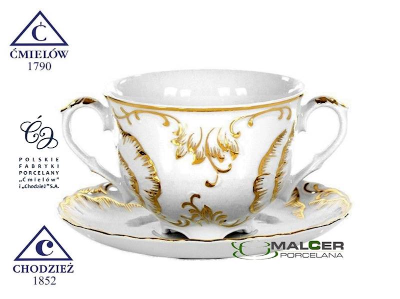 bulionówka ze spodkiem 033 dek: 7830 ROCOCO 6/12
