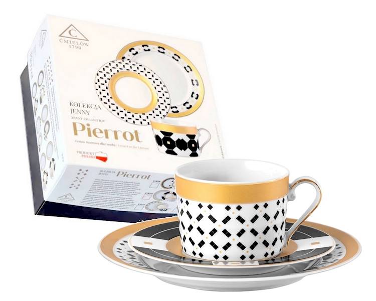 serwis do kawy 1/3 G890 Pierrot JENNY GIFT BOX