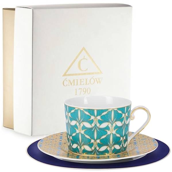 serwis do kawy 1/3 GX02 Verde JENNY GIFT BOX