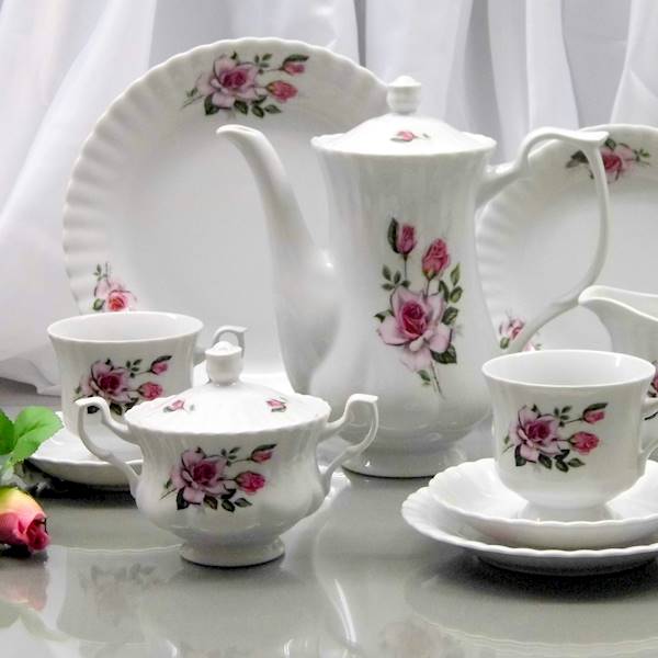 serwis do kawy 12/39 Red Roses IWONA
