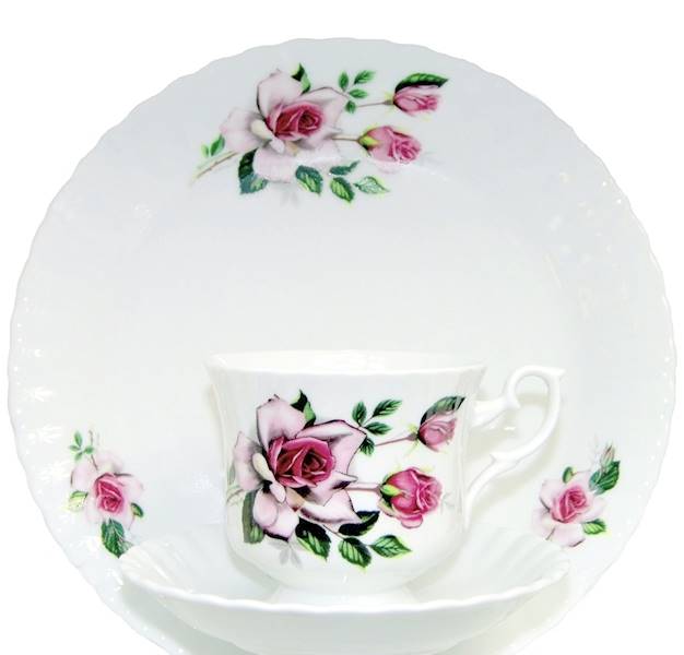 serwis do kawy 12/39 Red Roses IWONA