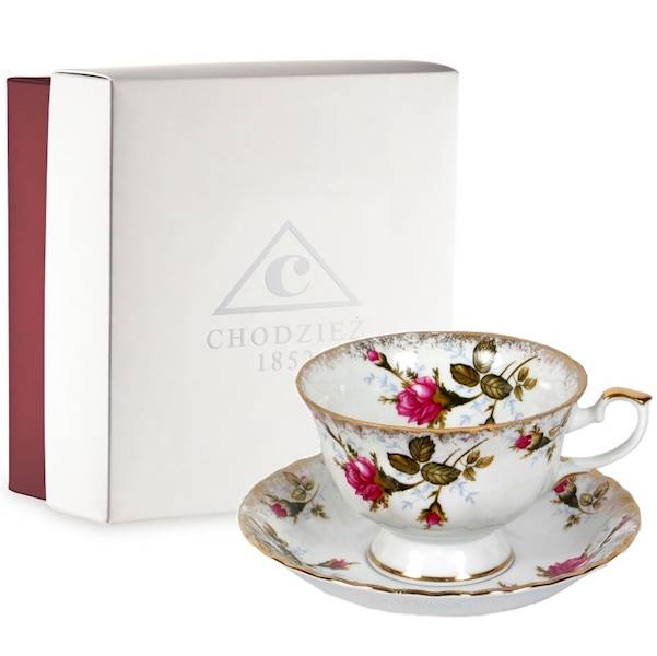 filiżanka ze spodkiem 220 dek: B013 IWONA GIFT BOX