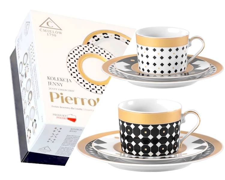 serwis do kawy 2/6 GX52 Pierrot JENNY GIFT BOX