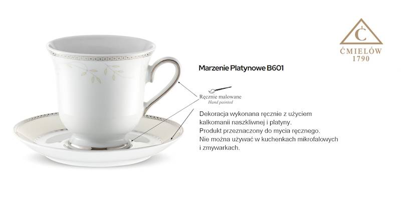 filiżanka ze spodkiem 025 dek: B601 ASTRA GIFT BOX