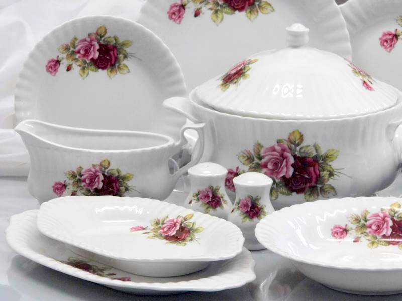 serwis obiadowy 6/27 Eden Rose IWONA 1 rzut