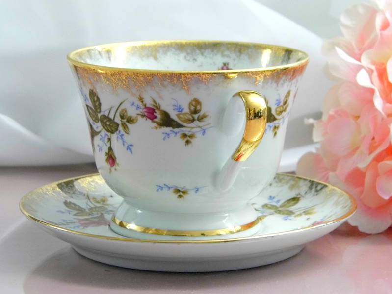 bulionówka ze spodkiem 035 Róża Złota ASTRA 12/24