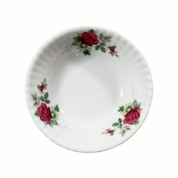 serwis obiadowy 12/44 dek: B826 Bordowa Róża IWONA