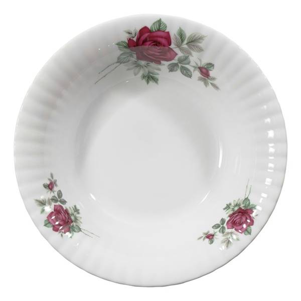 salaterka okrągła 26 dek: B826 Bordowa Róża IWONA