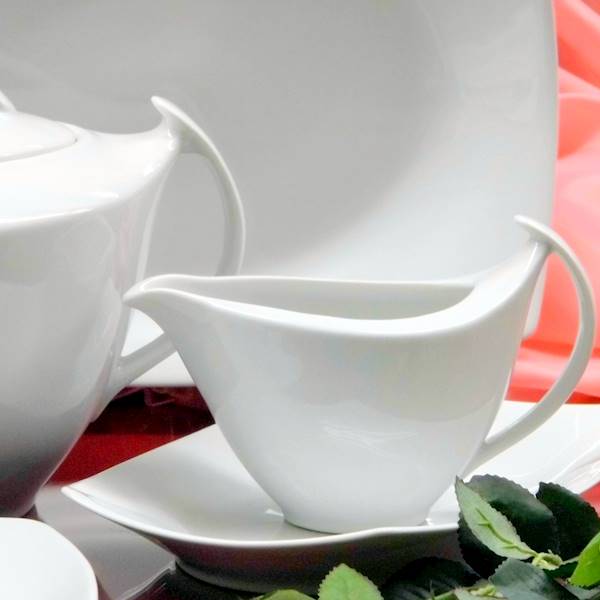 serwis obiadowy 12/45 C000 Biały AKCENT nowy