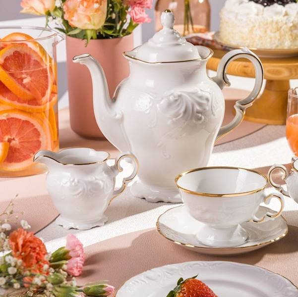 serwis do kawy 6/21 dek: 3617 Ivory FRYDERYKA