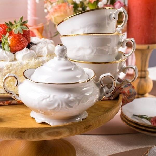 serwis do kawy 6/21 dek: 3617 Ivory FRYDERYKA