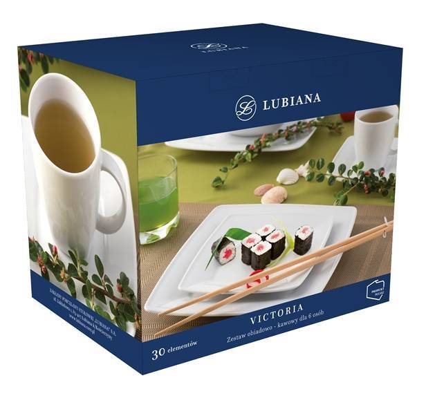 serwis ob-kaw. 2/10 dek: 0001 Biała VICTORIA 025