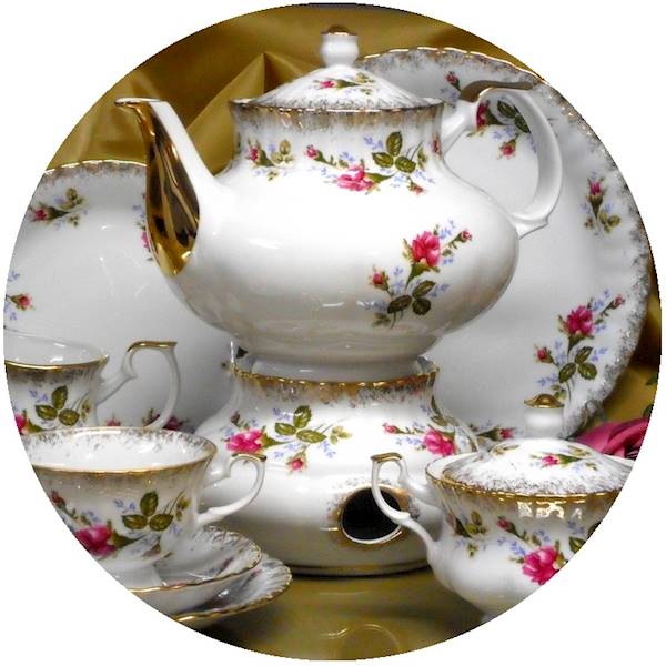 serwis do herbaty 12/39 Róża Złota IWONA