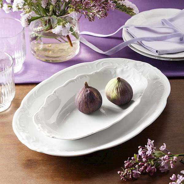 serwis obiadowy 12/41 dek: C001 Biała FRYDERYKA