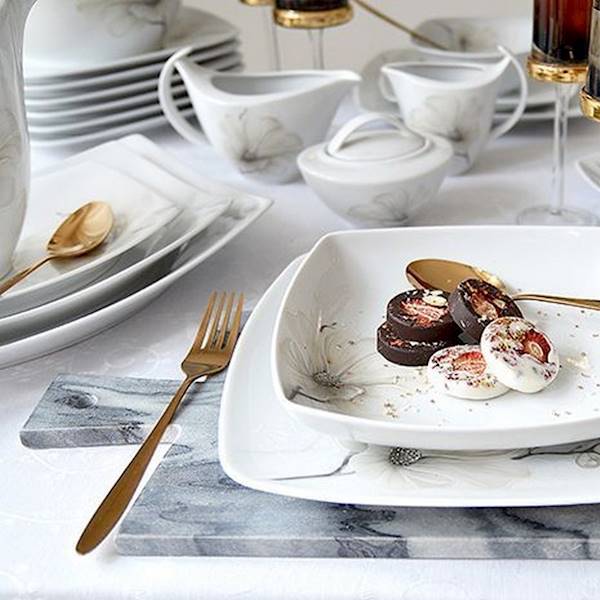 serwis obiadowy 12/45 G463 Magnolia AKCENT nowy