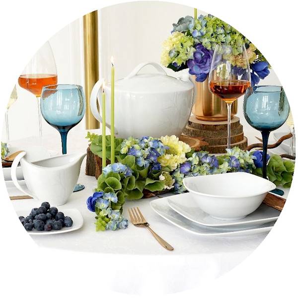 serwis obiadowy 12/44 G727 Gałązka AKCENT BW nowy