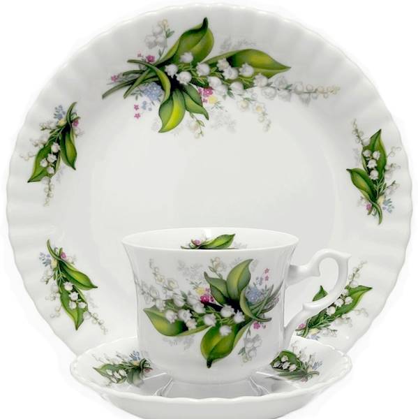 serwis do kawy 6/18 dek: 805 Konwalia IWONA